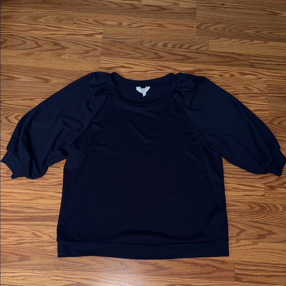 Crown & Ivy Black Women's Blouse